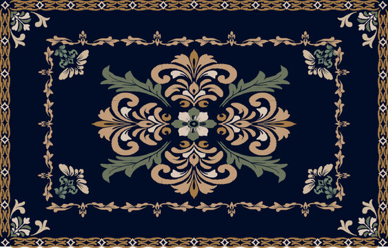 ikat ethnic abstract art Seamless pattern in tribal, folk embroidery and Mexican style. Aztec geometric art prints Design for carpets, wallpaper covers, wraps, fabrics, clothing.