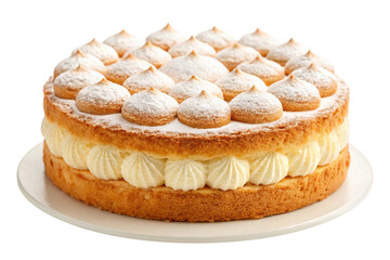 piece of cake on white