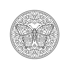 vector illustration of an BUTTERFLY