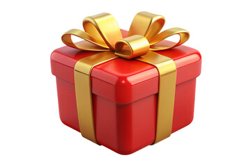 Obraz premium gift box isolated on white