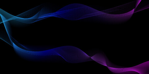 : Abstract wavy lines Digital frequency track equalizer background. colorful web line and valleys is featured in an abstract background illustration. Energy technology concept modern backdrop. vector.