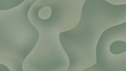 Abstract muted green background with organic flowing shapes, ideal for nature themed designs, environmental concepts, and calming visuals. Great for eco friendly businesses.