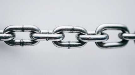 Positioning clarity chain icon concept showcasing message cohesion and strategic communication for market success