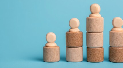 Innovative position stacking strategy planner panel icon concept representing effective business planning and analysis
