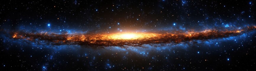 Fototapeta premium Cosmic Milky Way Band