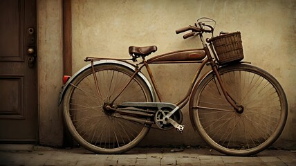 Obraz premium old fashioned bicycle