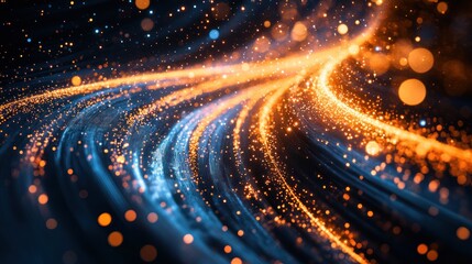 Fototapeta premium Abstract swirling energy