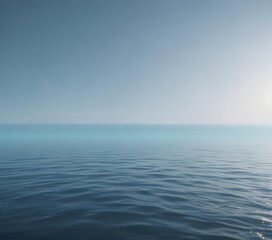 Obraz premium Soft, hazy light blue gradient, evoking a tranquil underwater scene , backdrop, dreamy