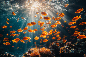 Under water life