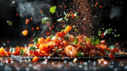 Spicy Tomato Salsa Explosion: A Culinary Burst of Flavor