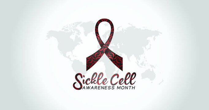 sickle cell awareness month motion video, ideal for sickle cell awareness month celebration