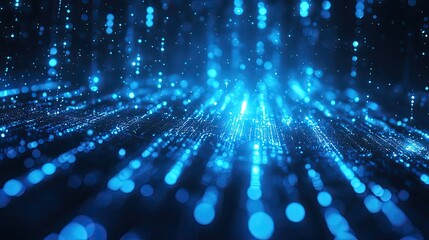 Online data protection, cyberspace regulations, and safeguarding personal information with a blue banner.