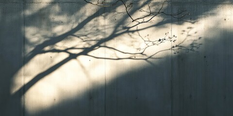 Tree branches against soft light