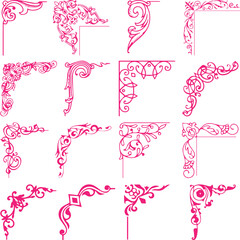 Beautiful flower art and mandala vector design