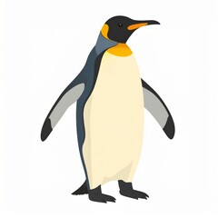 Cute Cartoon Penguin Character Illustration Design