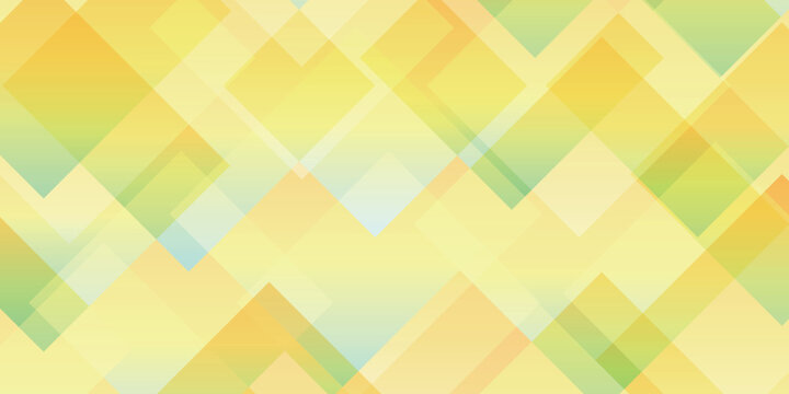 Fototapeta 黄色　幾何学　四角　模様　背景