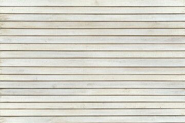 Fototapeta premium Light beige wooden planks in horizontal rows The planks are close together, creating a seamless surface