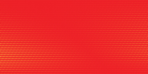 Dots halftone orange color pattern gradient texture with technology digital background. Dots pop art comics with summer background.