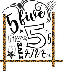 5 five