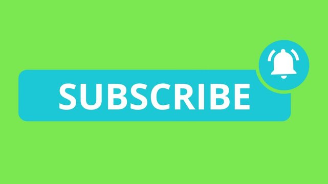 Like comment subscribe on a green screen for online content engagement. 4K social Media end video template - Powered by Adobe