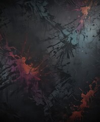 Dark grunge texture with chromatic aberration, distressed abstract pattern ,  backdrop,  grainy,  weathered