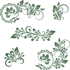 Beautiful flower art and mandala vector design