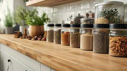 Revitalizing Metabolism with Spices on a Bright Kitchen Counter