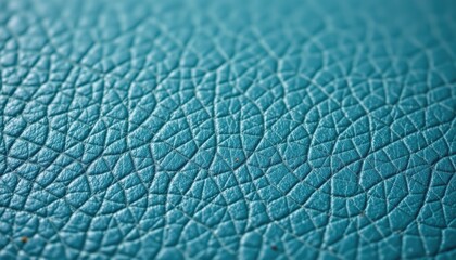 Textured blue leather close-up studio setting high-quality image detailed surface vibrant color palette