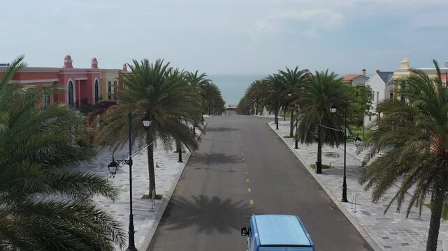 Binh Thuan, Vietnam 10 May, 2025 aerial video of located at Novaworld Phan Thiet - Miami Village