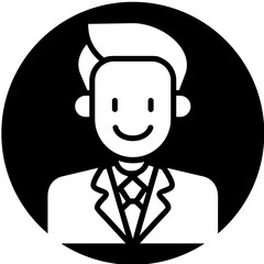 business man icon	