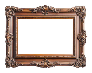 PNG Rectangle vintage picture framed mockup decorative elegant classic.