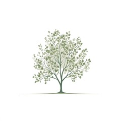 Obraz premium vector leaf tree illustration
