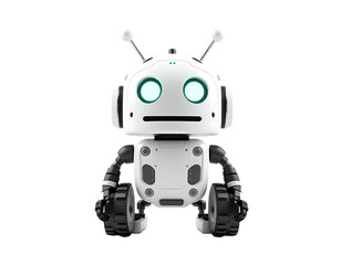 Adorable Futuristic Robot Illustration