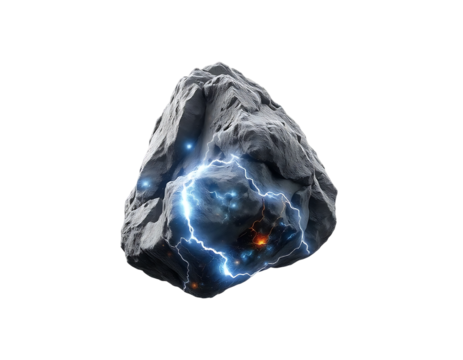 Electrifying Space Rock A Cosmic Storm