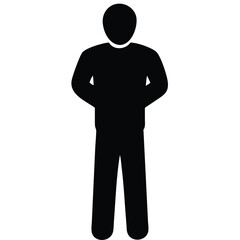 Realistic Photo of Man Standing with Hands in Pockets – Back View, Casual Urban Style, Soft Lighting, Blurred Background

