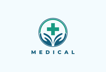 Modern Healthcare Logo Design Element
