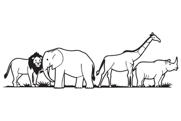 Explore African Wildlife with Iconic Safari Animals
Discover the Majestic Creatures of the Savannah
Rhino, Elephant, Lion, Giraffe & More in Natural Habitat