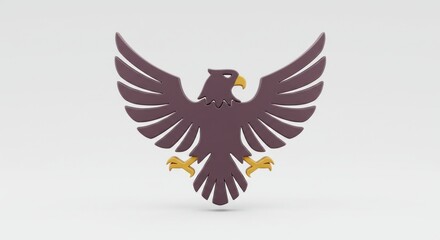 Obraz premium Eagle with Spread Wings