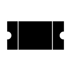 Ticket Stub Icon - Minimalist Design