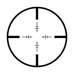 Crosshair Target Vector Graphic