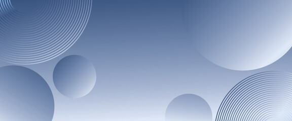 Abstract blue gradient background with circle elements