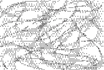 Monochrome Digital Noise Pattern Texture , A glitch-inspired monochrome digital pattern made of pixelated dot noise. Great for tech visuals, backgrounds, and experimental designs.