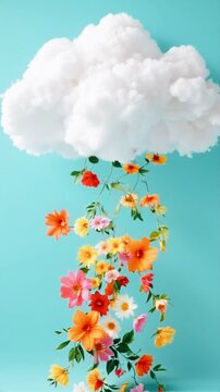 graphic clouds, floral cloud design, colorful cloud art, flower cloud illustration, artistic cloud flowers, vibrant cloud patterns, abstract flower clouds, dreamy cloud graphics, whimsical flower clou