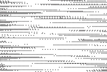 Monochrome Digital Noise Pattern Texture , A glitch-inspired monochrome digital pattern made of pixelated dot noise. Great for tech visuals, backgrounds, and experimental designs.