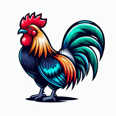 Fototapeta premium rooster vector illustration