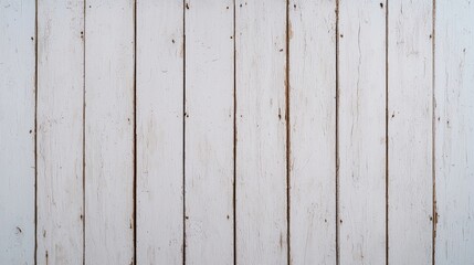 Naklejka premium White wooden planks arranged vertically with a rustic, weathered texture and visible grain lines.