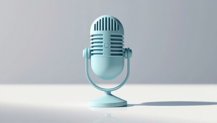 Retroinspired microphone casts serene shadow