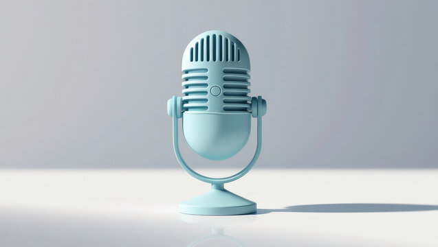Retroinspired microphone casts serene shadow