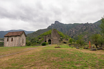 Obraz premium Armenia, Lori Province. Akhtala Monastery or Akhtala Fortress.