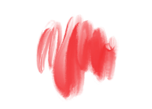 Red Brush Stroke Texture Abstract Paint Stroke Isolated PNG background